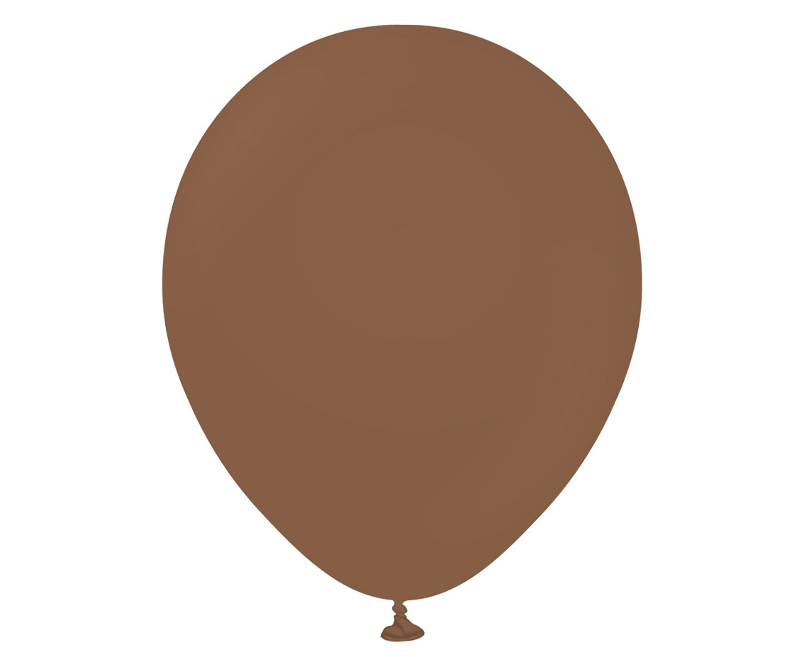 Balloons B&C 12", brown pastel 30 cm, 50pcs