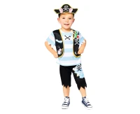 Child Costume Peppa Pig George Pirate, Age 3-4 Years EOL