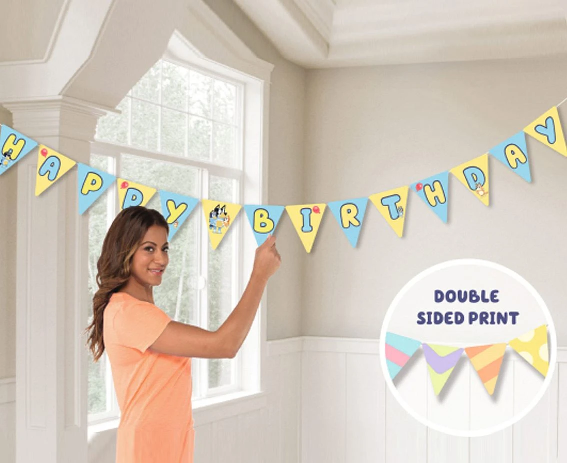 Letter Banner Bluey Paper 218 x 12 cm EOL