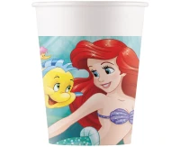 Paper cups Ariel Curious Decorata Party Disney, 200ml, 8 pcs ,FSC