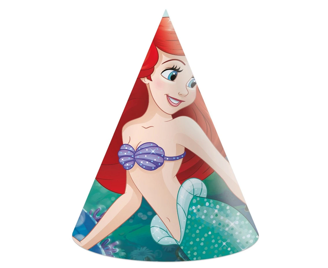 Paper cups Ariel Curious Decorata Party Disney, 6 pcs. FSC