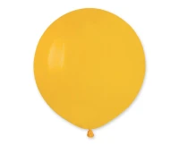 Balloons Gemar 19", pastel mango yellow, 25pcs