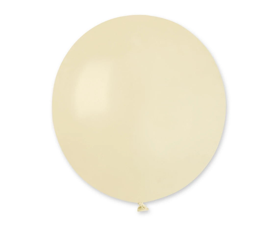 Balloons Gemar 19", pastel ivory, 25pcs