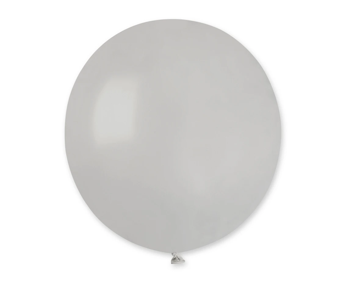 Balloons Gemar 19", pastel grey, 25pcs