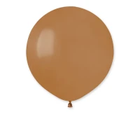 Balloons Gemar 19", pastel mocha brown, 25pcs
