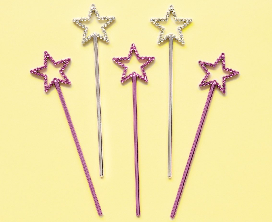 Mini star wands, 8 pcs