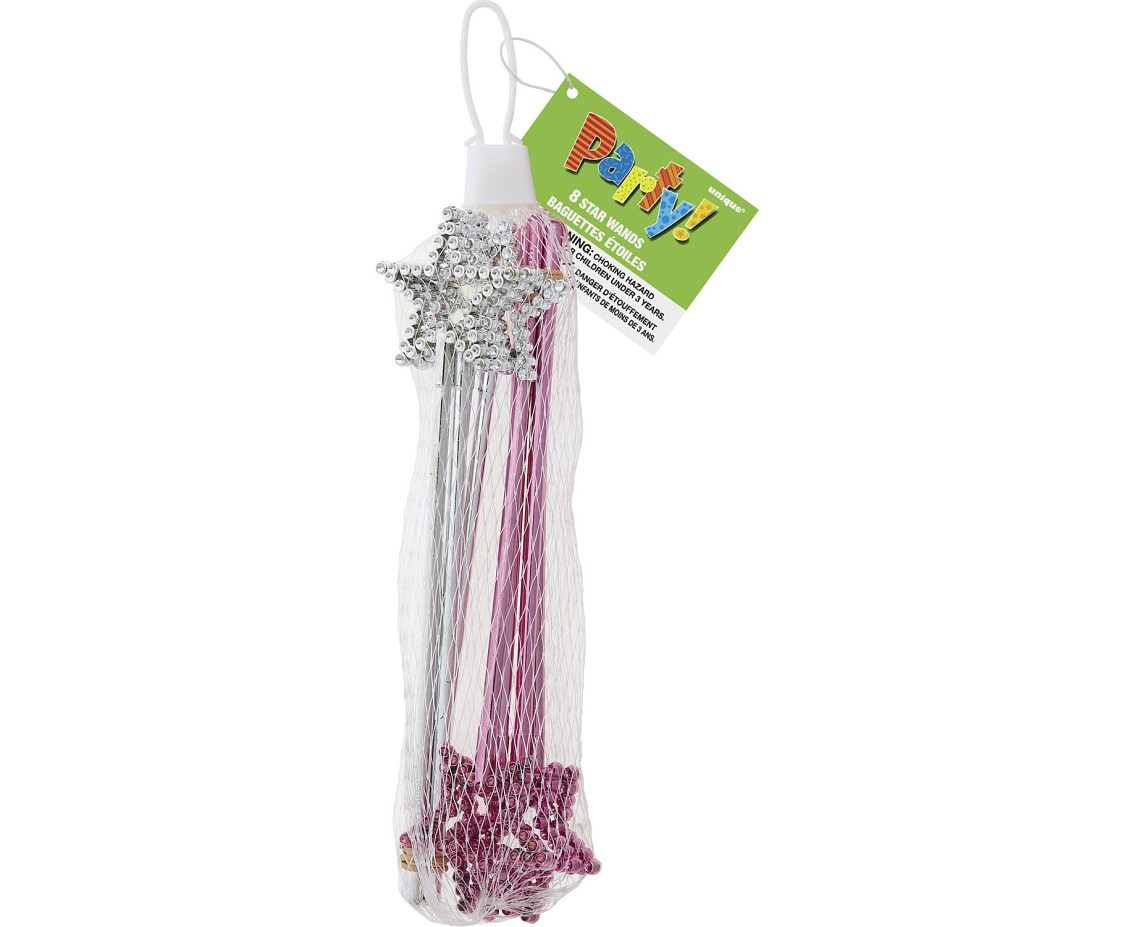 Mini star wands, 8 pcs