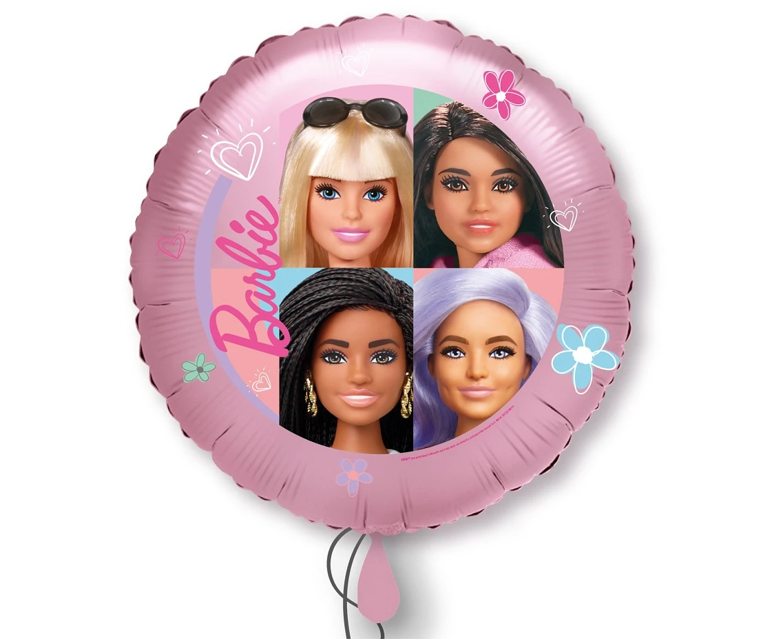 Foil balloon Barbie sweet life S60,43 cm packed EOL