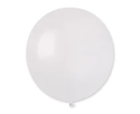 Balloons Gemar 19", metallic white, 25pcs