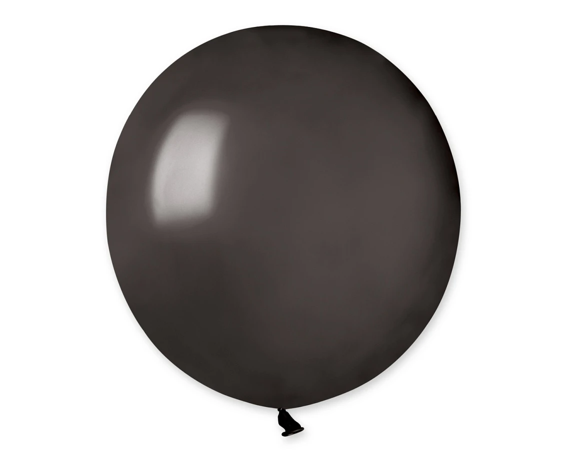 Balloons Gemar 19", metallic black, 25pcs