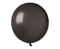 Balloons Gemar 19", metallic black, 25pcs