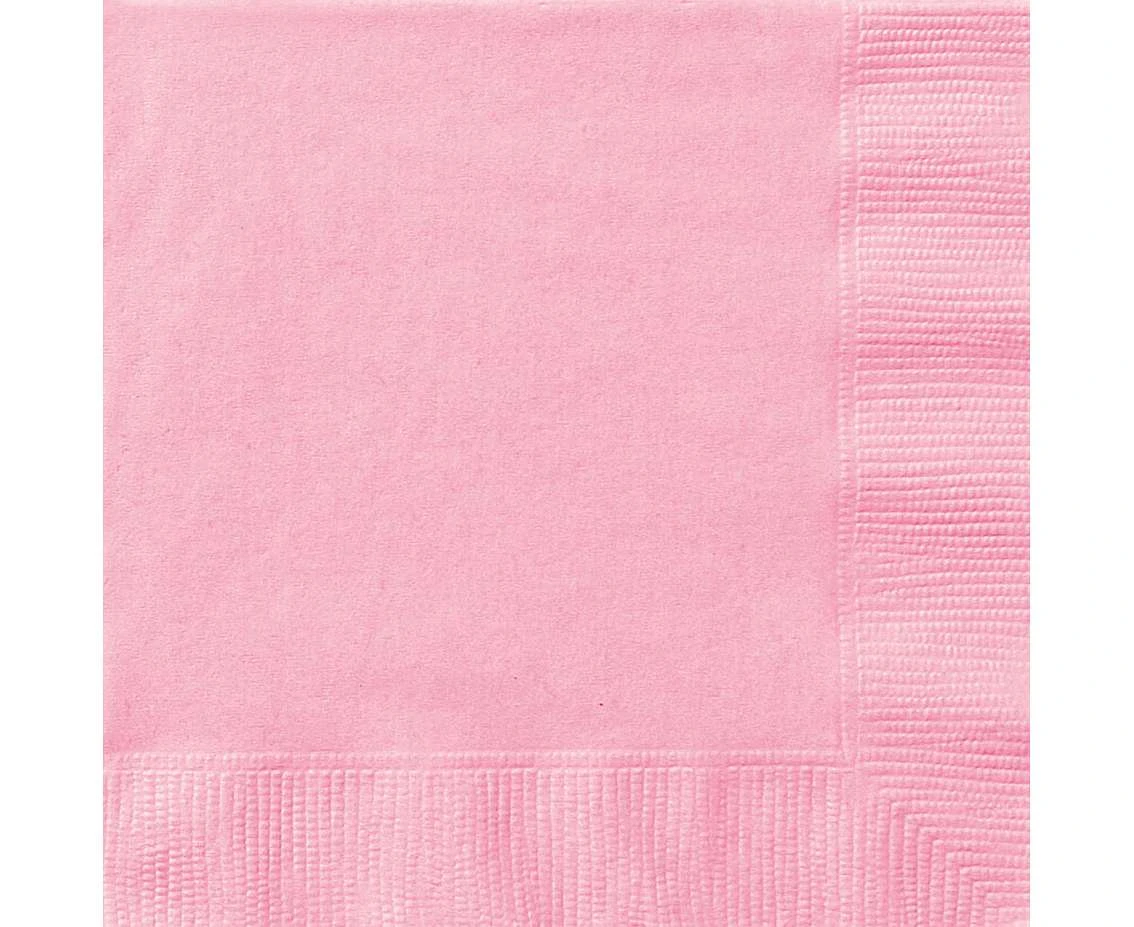 Paper napkins pink, 20 pcs