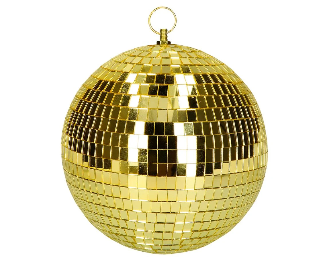 Disco ball gold, size 20 cm