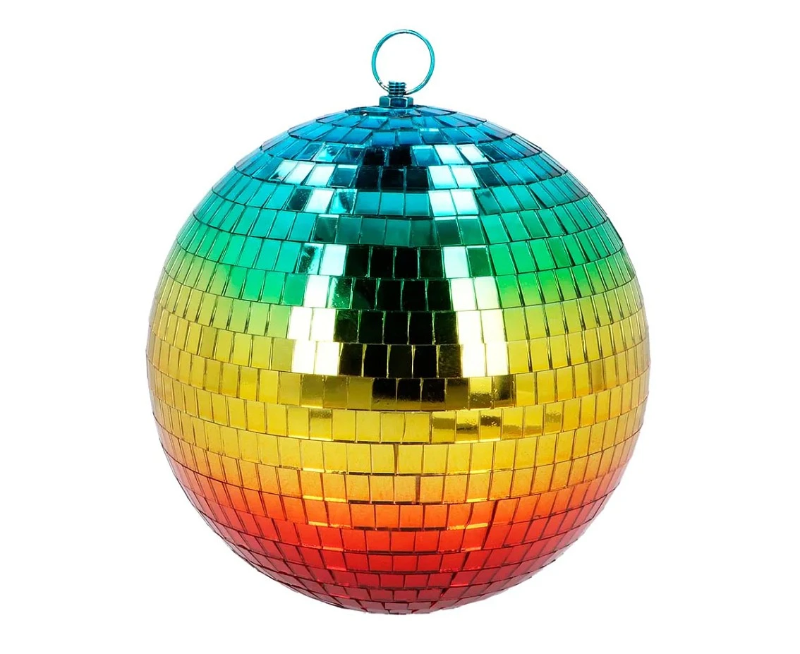 Disco ball rainbow, 20 cm