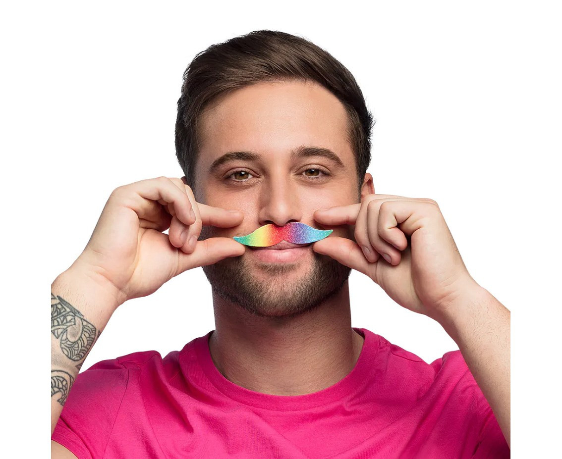 Moustache Rainbow Fantasy, 6 pcs