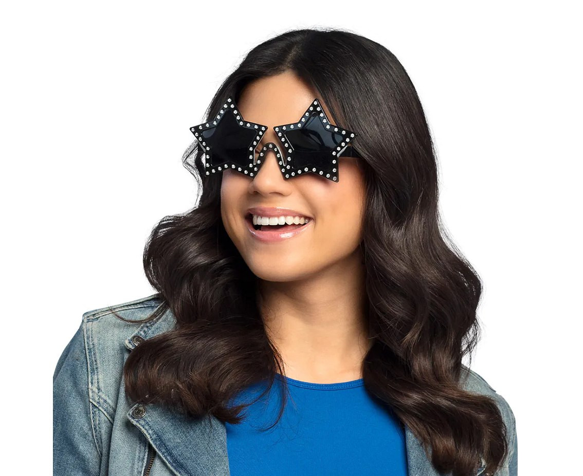 Party Rockstar glasses, black
