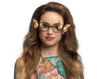 Women's Party Butterfly glasses, multicolored