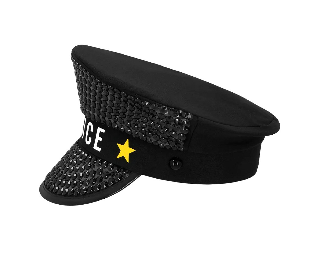 Adult Sparkle Police cap