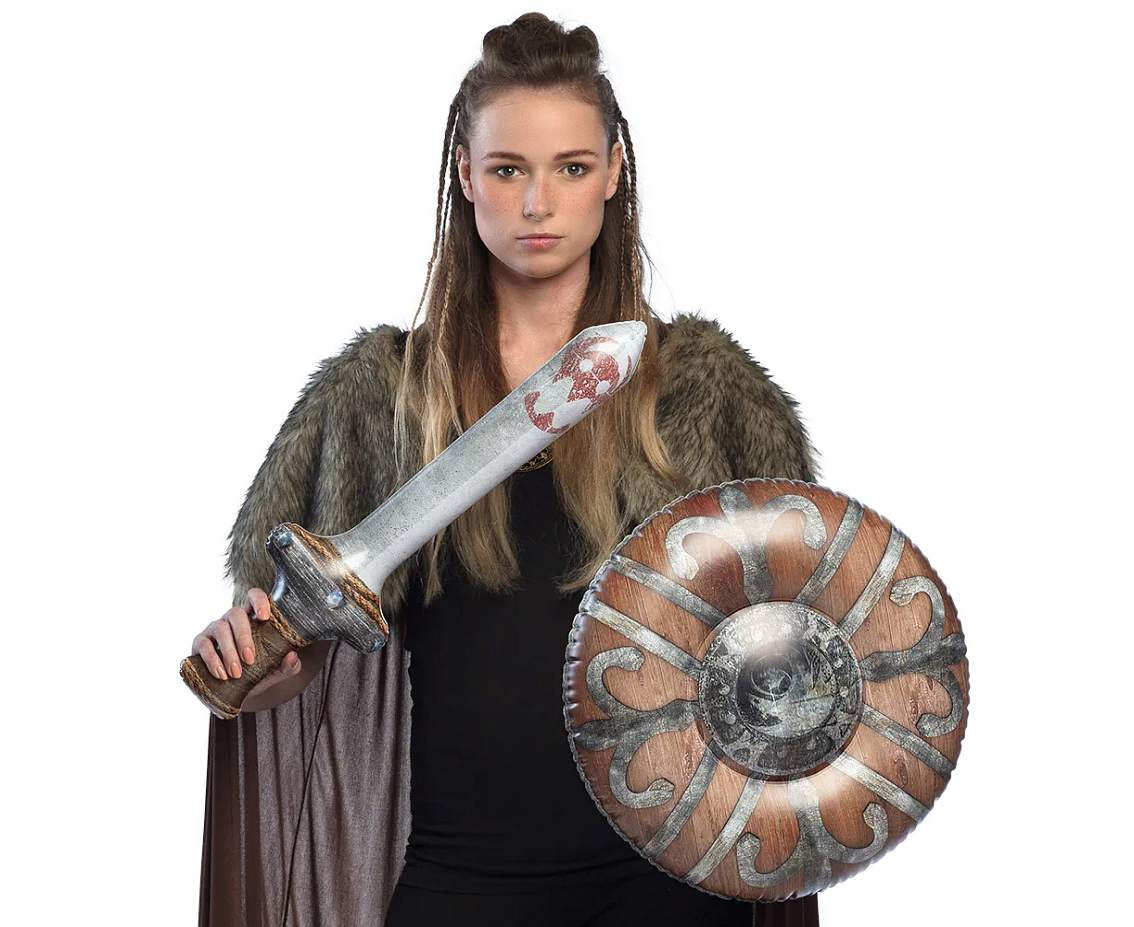 Adult Set , sword (58 cm) i shield (45 cm ), inflated