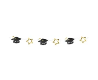Cardboard garland Graduation (300 cm)
