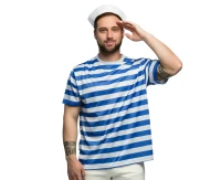 Adults Costume Set Sailor (Hat and Shirt), size M/L