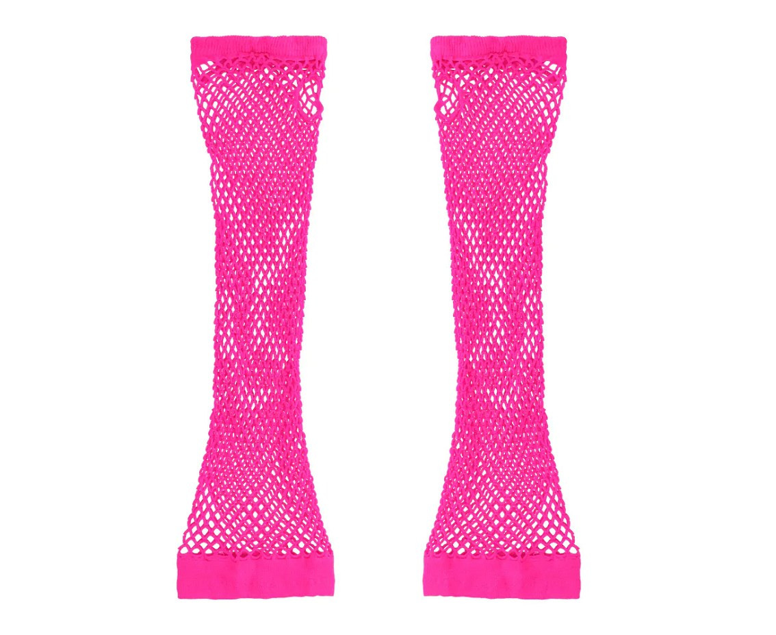 Adult Set 80's Retro (leg warmers, arm pieces, necklaces, bracelets and earrings)