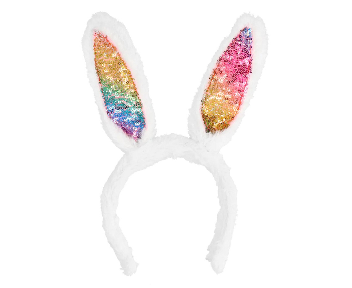 Headband Rainbow bunny, one size
