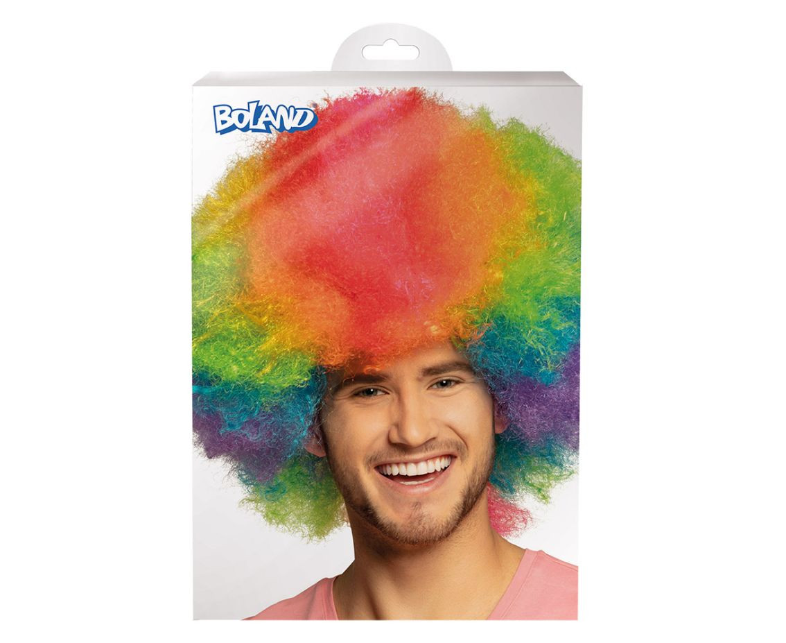 Wig clown rainbow