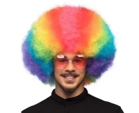 Wig clown rainbow