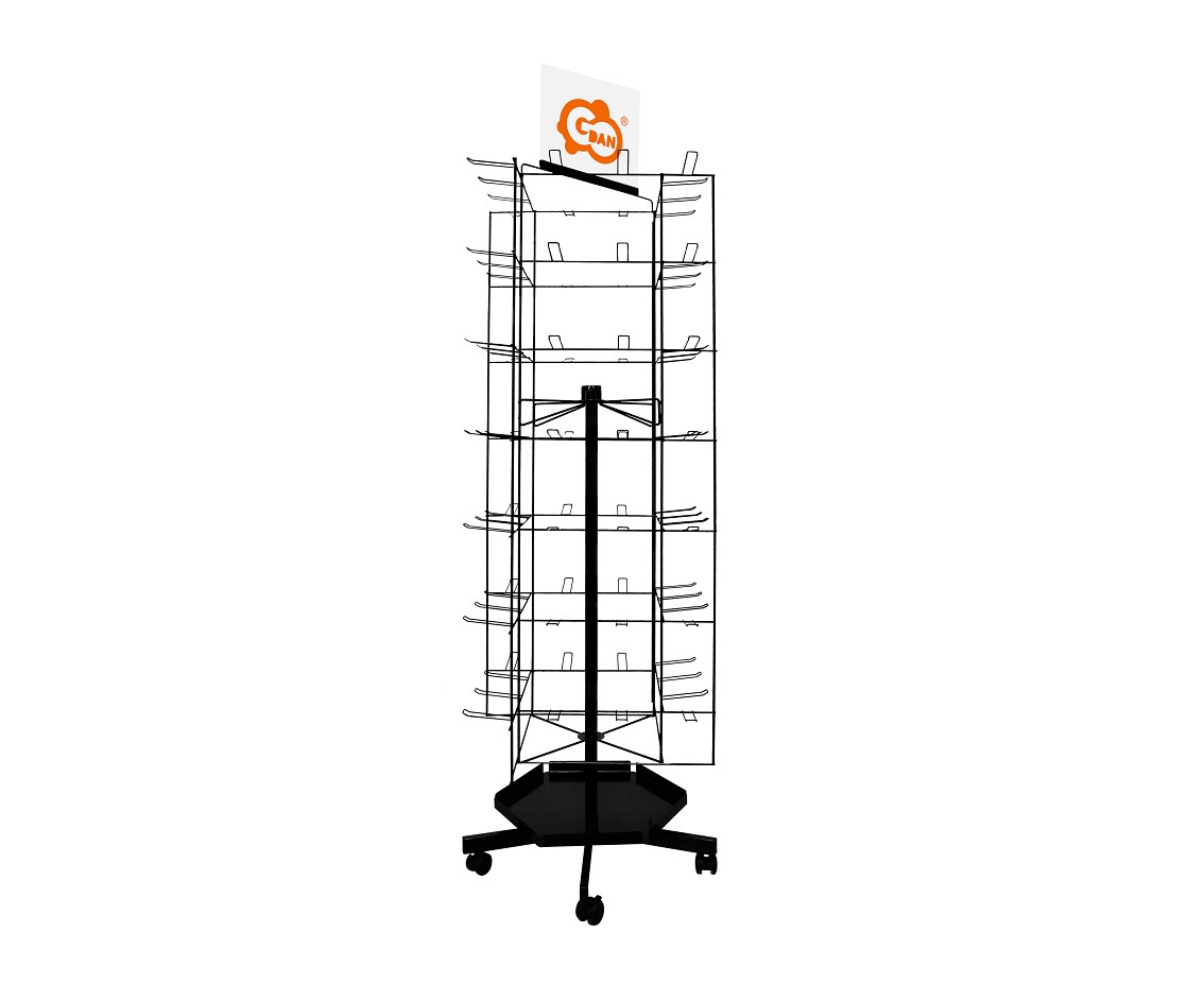 Rotating balloon floor stand, 84 hooks