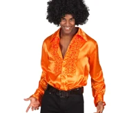 Shirt party Disco, orange , size XXL