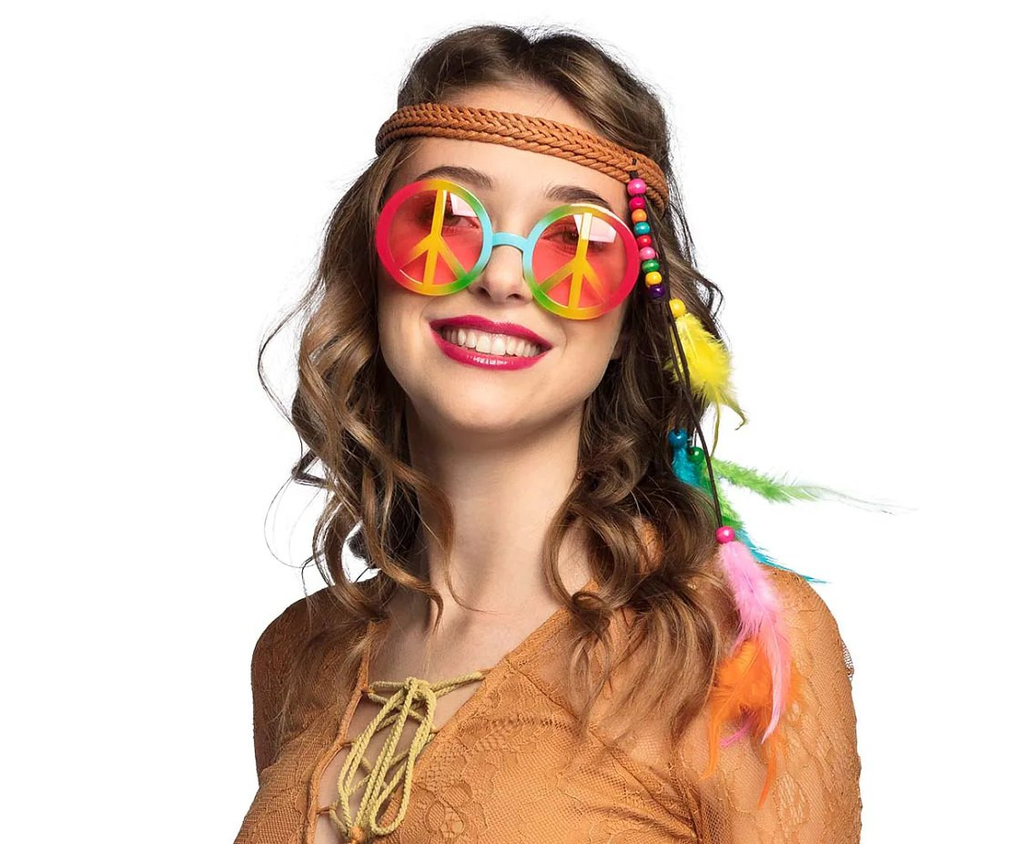 Set Hippie Bohemian (headband, glasses)