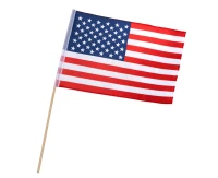 Hand Flag USA (30 x 45 cm / 60 cm stick )