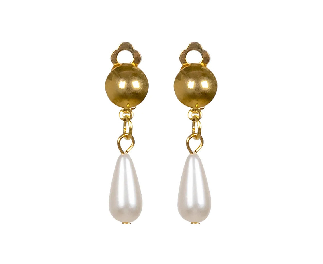 Jewel set Pearl (earrings, necklace)