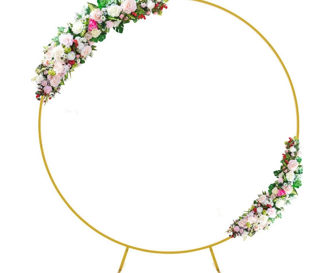 Round frame, gold, 180 cm