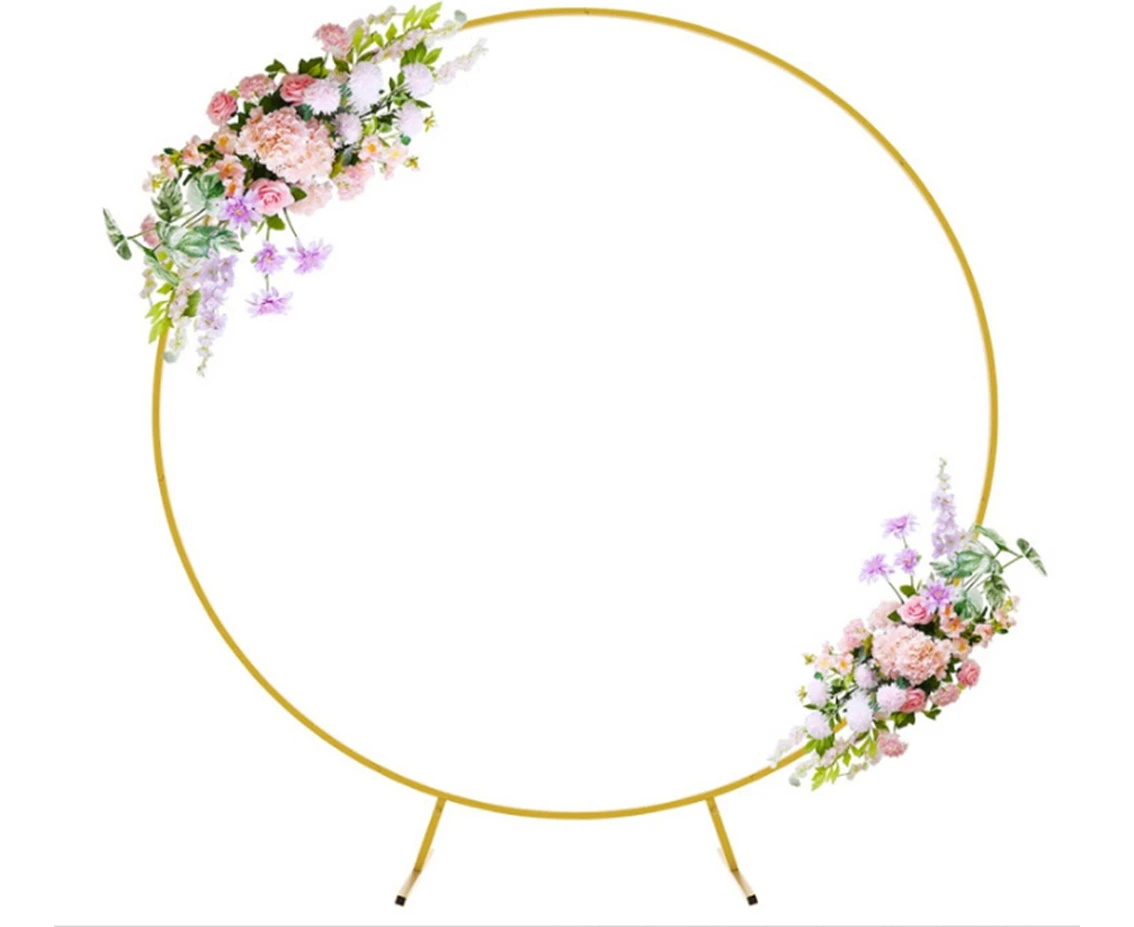 Round frame, gold, 200 cm