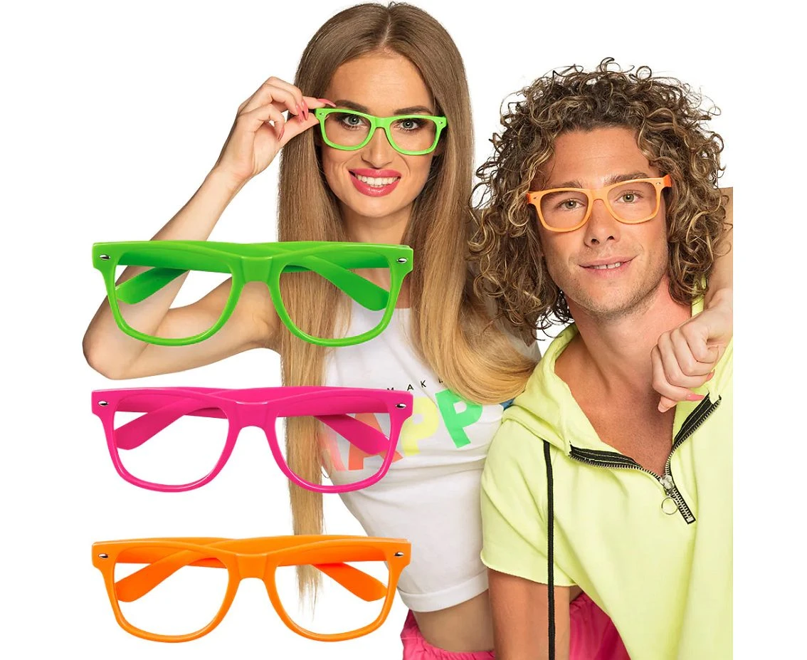 Party glasses , neon, 3 pcs