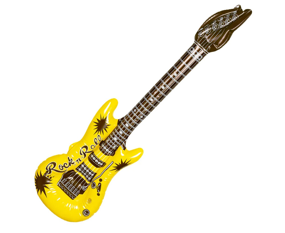 Inflatable guitar, 106 cm