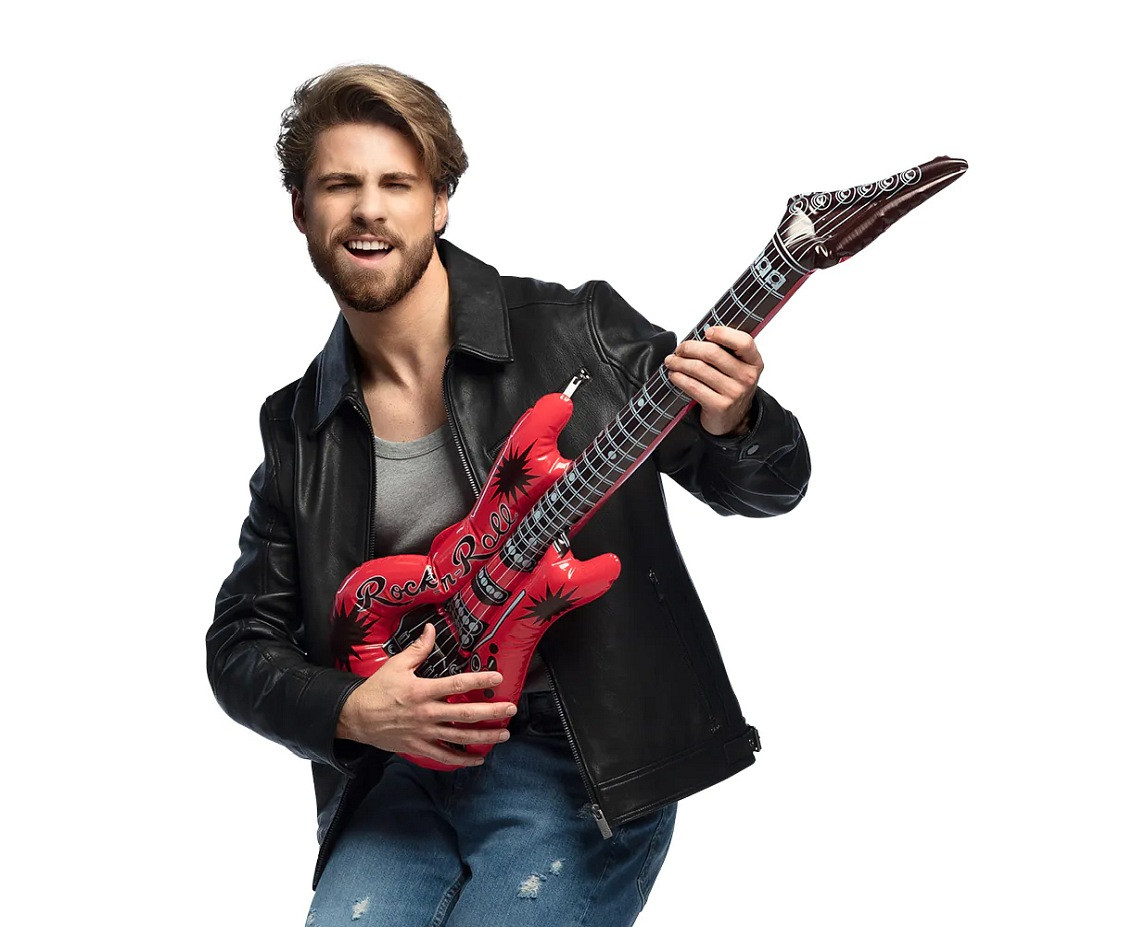 Inflatable guitar, 106 cm