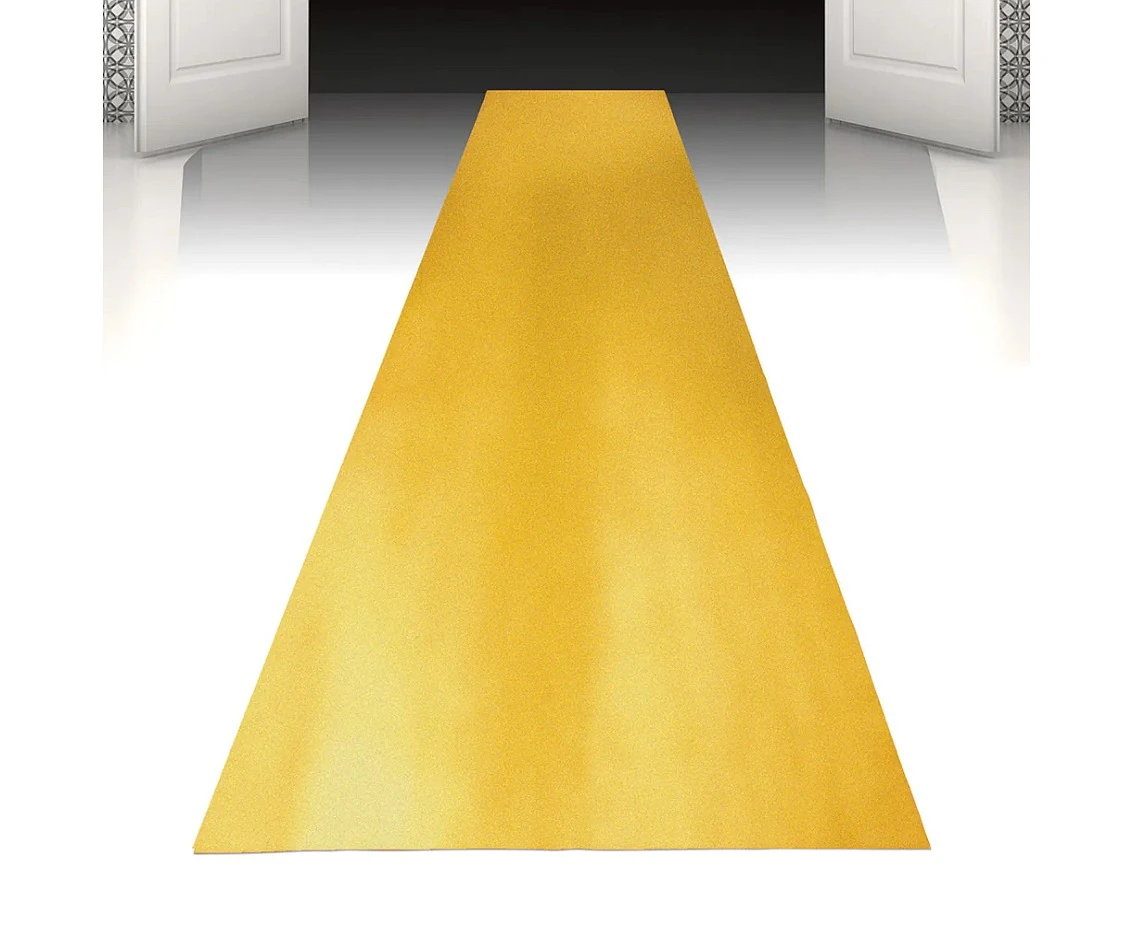 Gold carpet, 60 x 450 cm