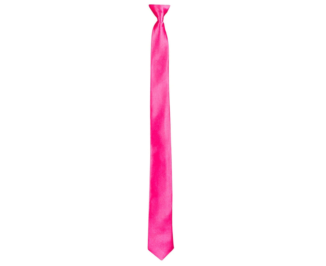 Tie shiny, neon mix, 50 cm, 1 pc EOL