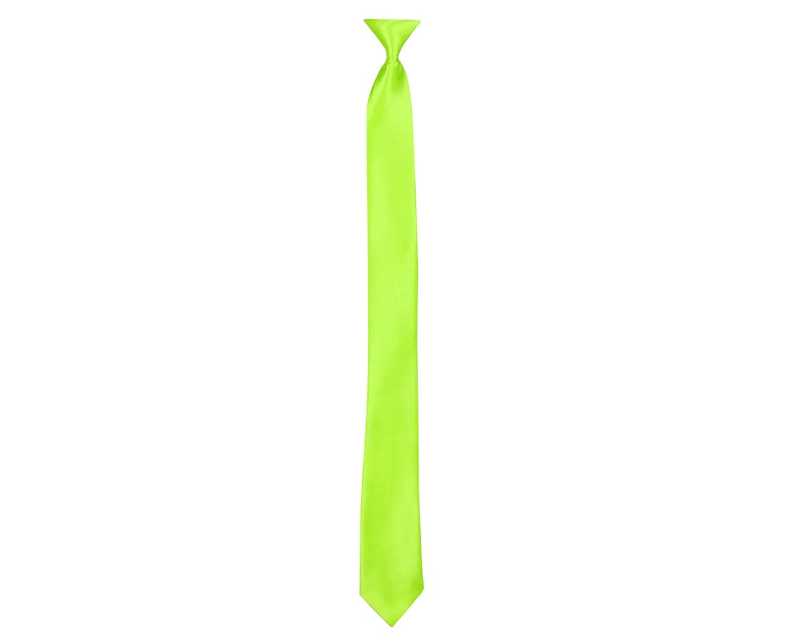 Tie shiny, neon mix, 50 cm, 1 pc EOL