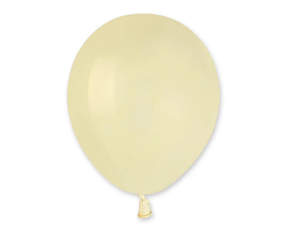 Balloons Gemar 5", pastel butter, 100pcs