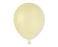 Balloons Gemar 5", pastel butter, 100pcs