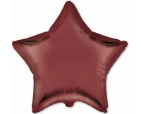 Foil balloon 18" FX - Star (Rooibos),  unpacked (flat) EOL