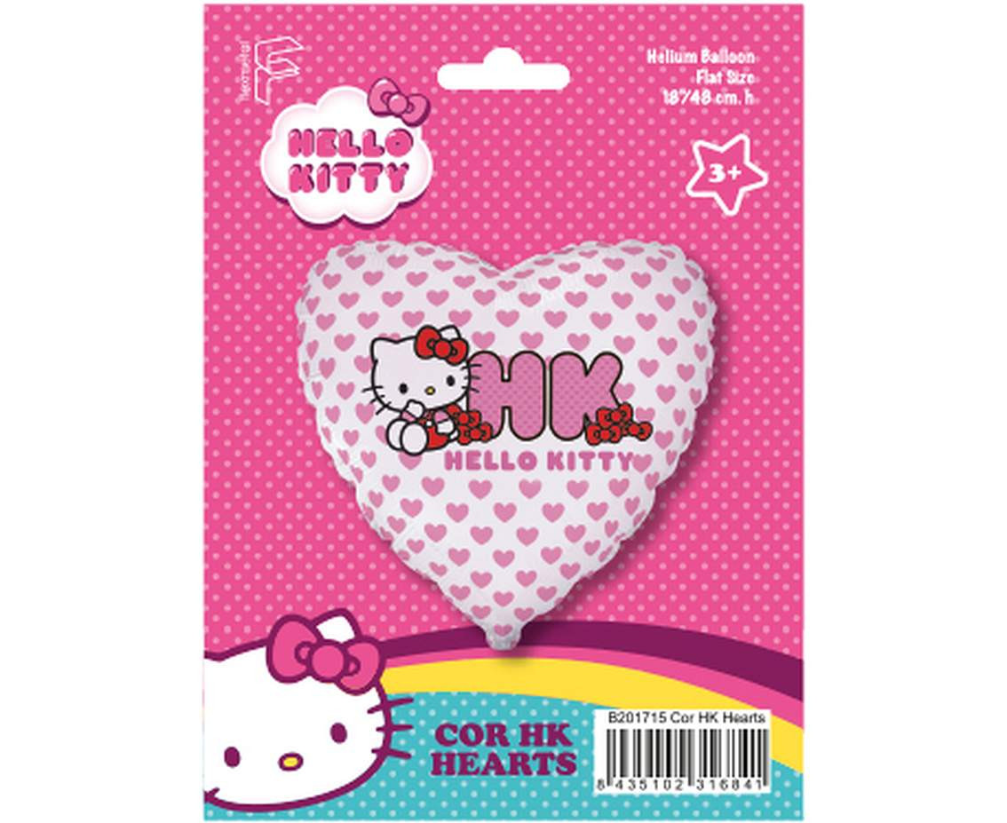 Foil balloon 24" FX - Hello Kitty (paper packaging),  packed EOL