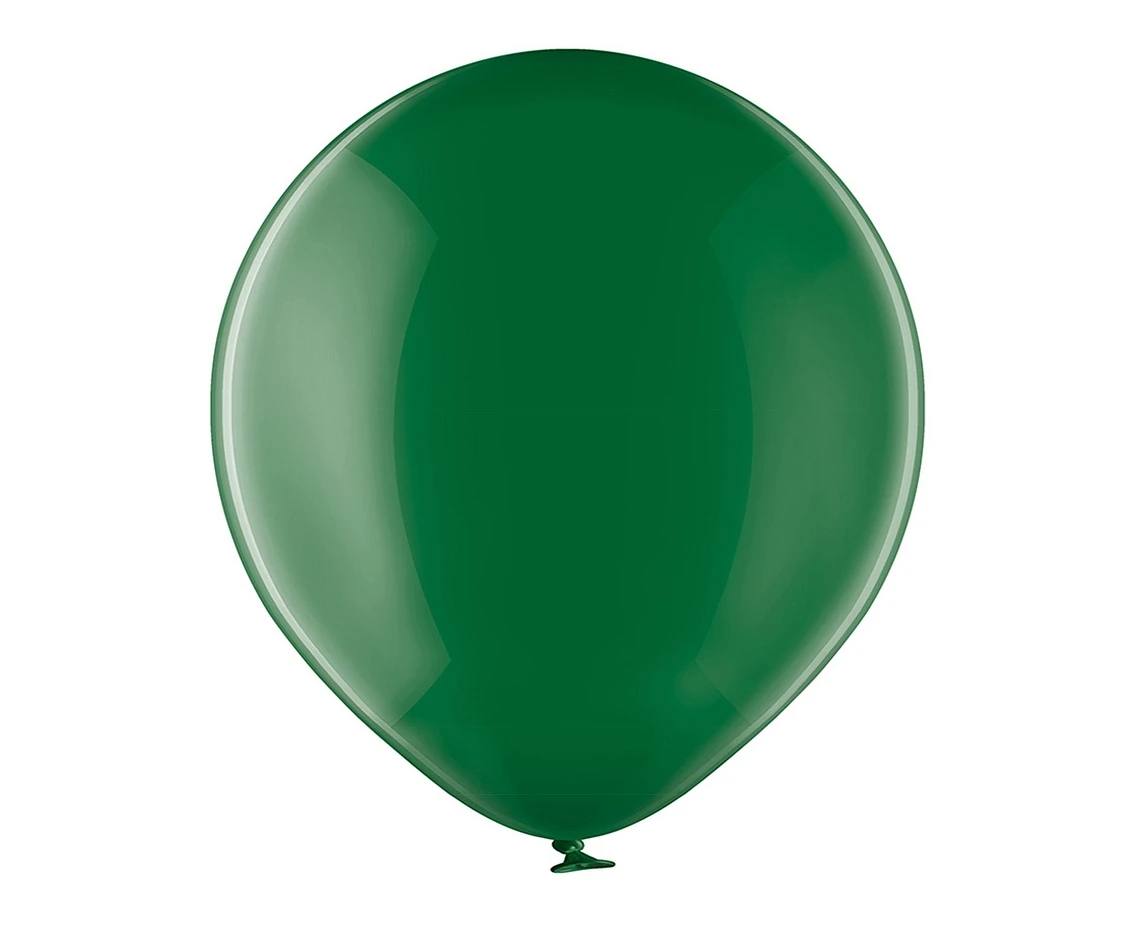 Balloons Belbal 5", D5, crystal green, 25pcs