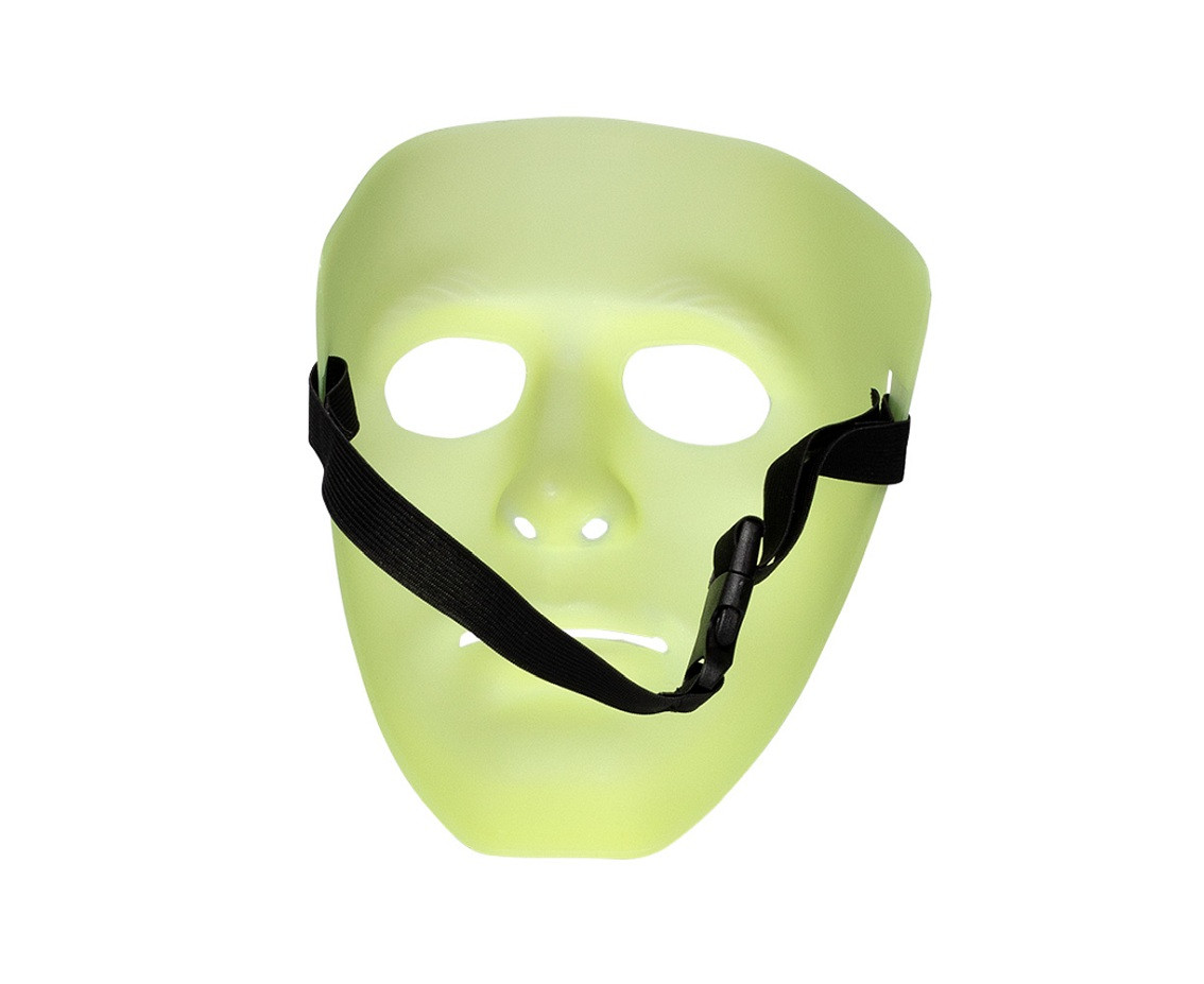 Face mask Mime glow-in-the-dark