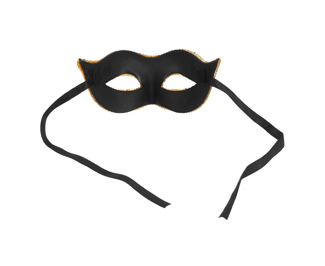 Eye mask Venice sequins gold
