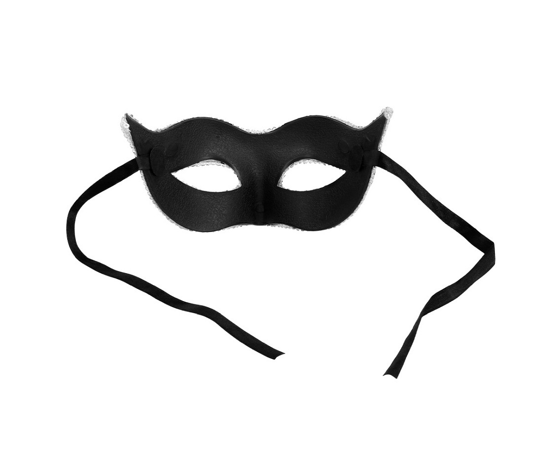 Eye mask Venice sequins silver